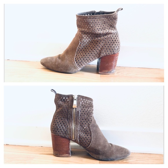 Suede booties - Picture 4 of 8